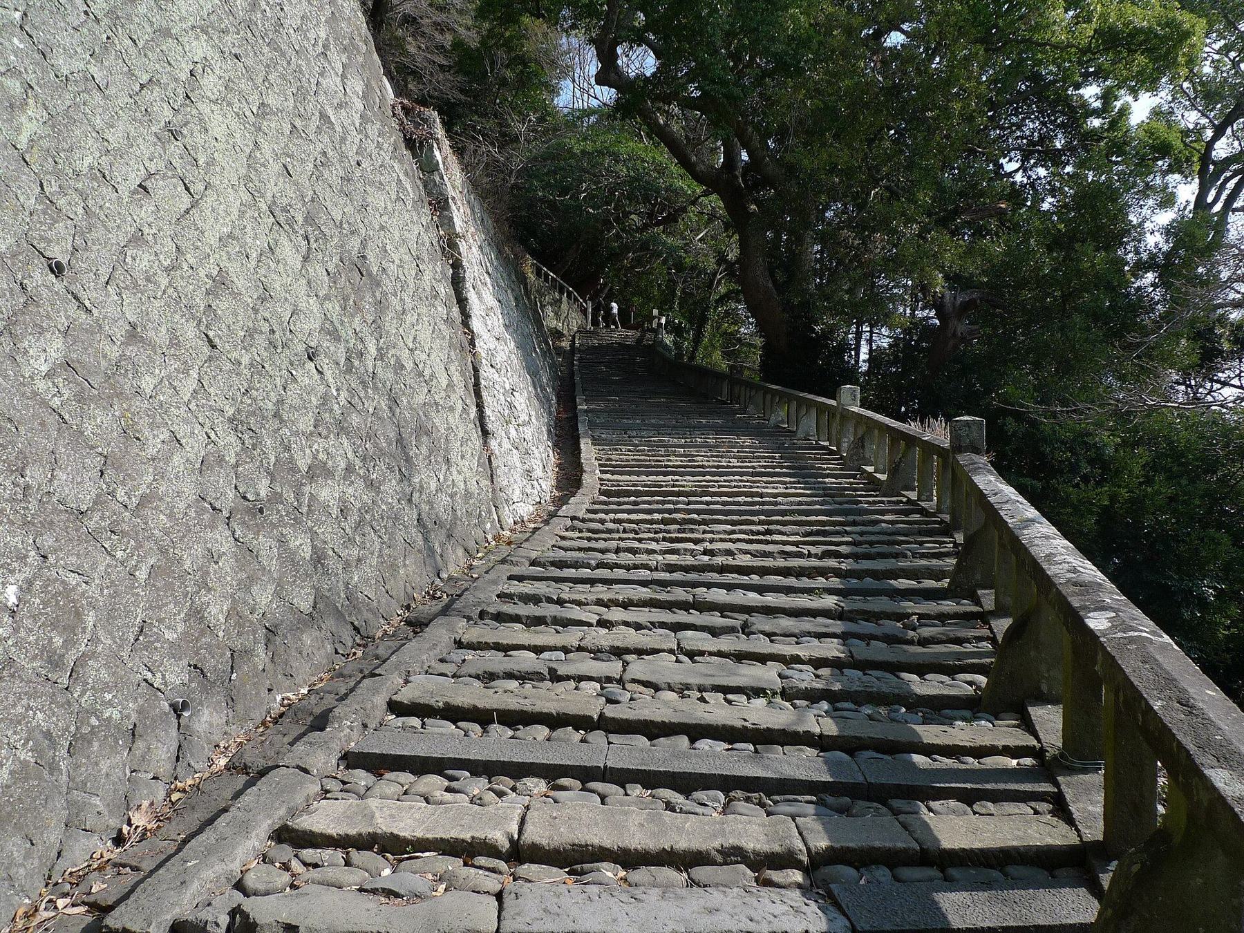 久能山東照宮 表参道の石段